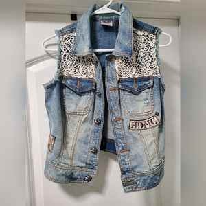 Harley Davidson Sugar Skull Vest